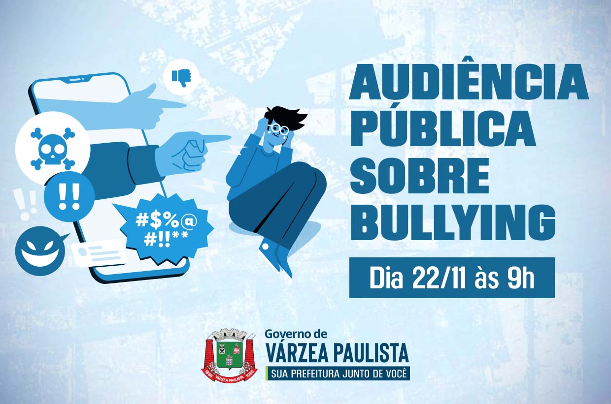 Prefeitura promove audiência on-line sobre bullying em escolas nesta segunda (22)