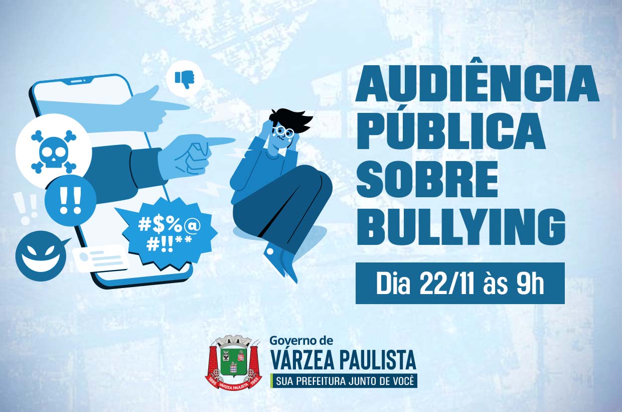 Audiência on-line sobre bullying nas escolas conscientiza profissionais da  educação - Prefeitura de Várzea Paulista