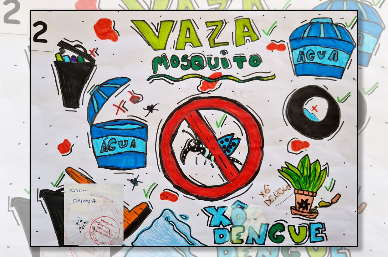 Comissão escolhe cartazes vencedores de projeto de combate à dengue nas escolas