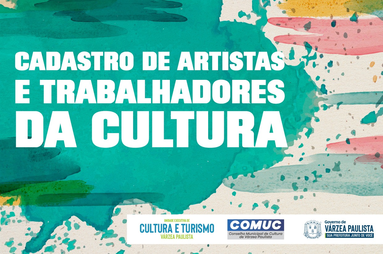 Prefeitura de Várzea Paulista abre novo cadastro para artistas e trabalhadores de cultura