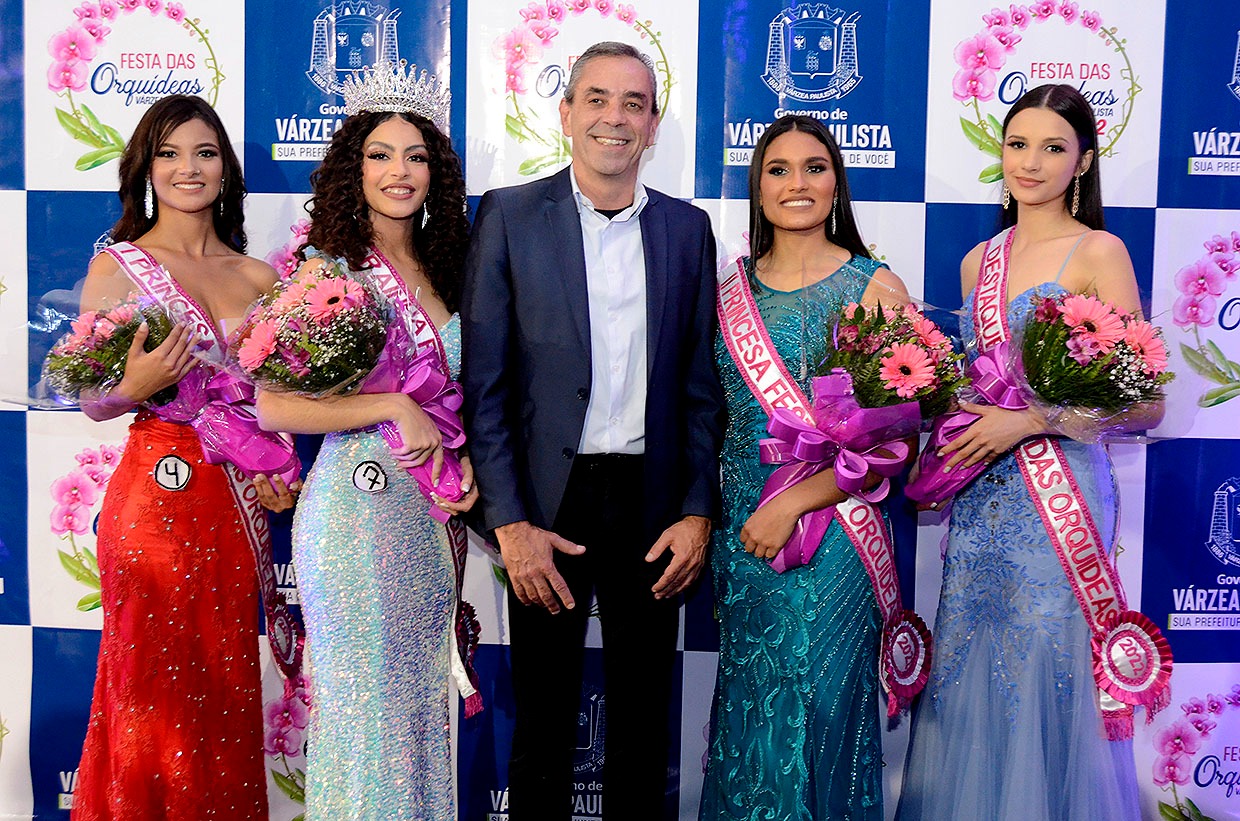 Festa das Orquídeas de Várzea Paulista elege sua Rainha e Princesas