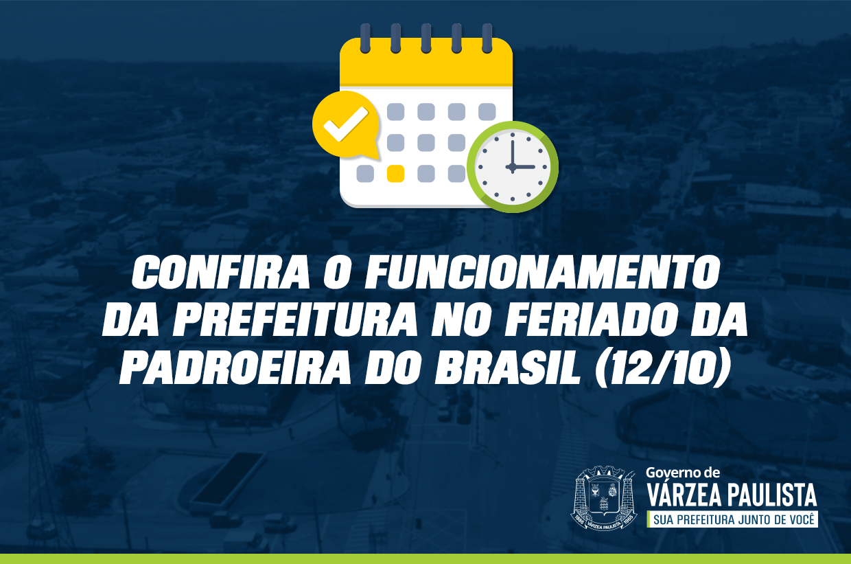 Confira o que abre e fecha no Dia da Padroeira do Brasil