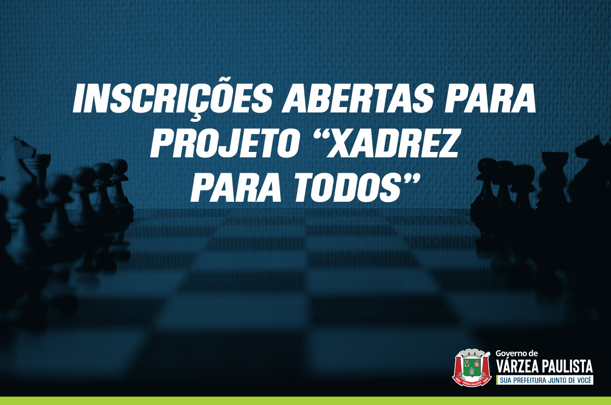 Inscrições abertas para o período 2022/2023 do projeto Xadrez Legal