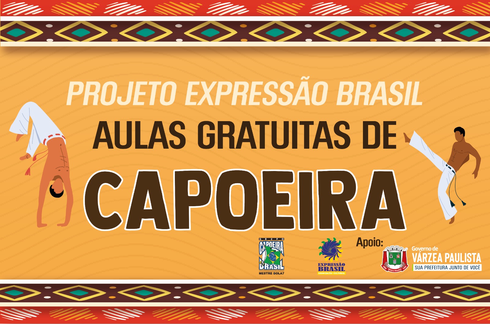 Projeto Expressão Brasil oferece aulas gratuitas de capoeira para crianças e adolescentes