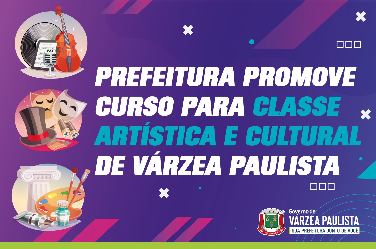 Prefeitura promove curso para classe artística e cultural de Várzea Paulista
