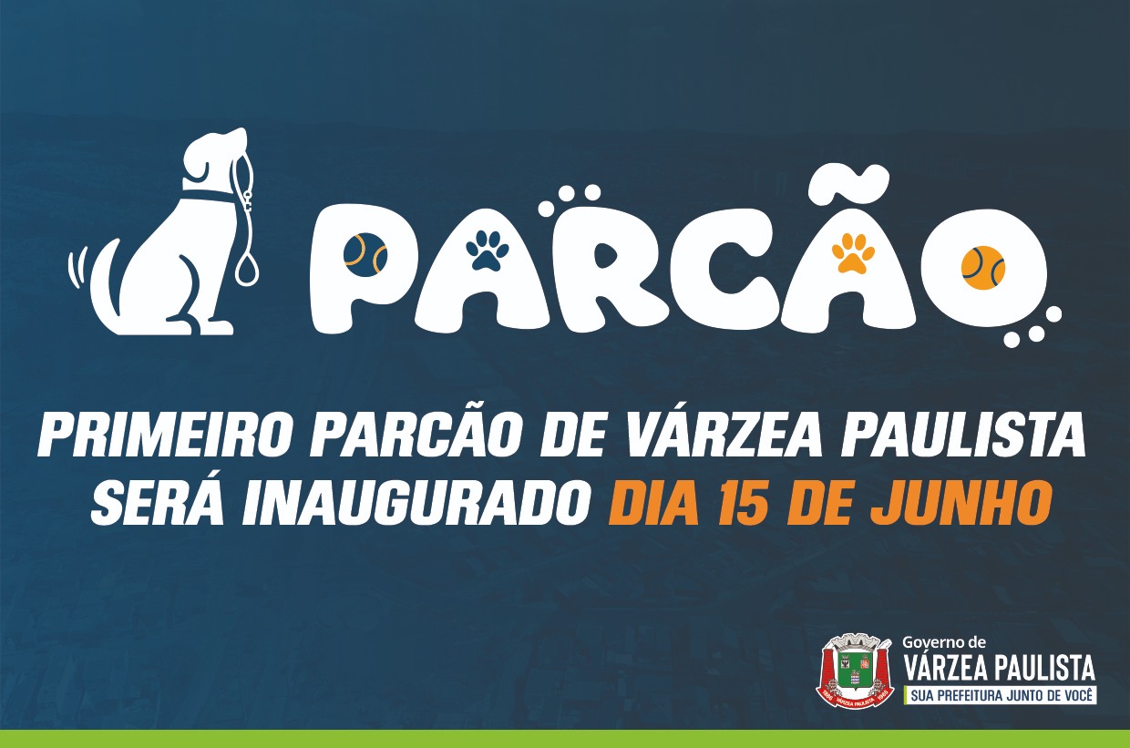 Primeiro ParCão de Várzea Paulista será inaugurado dia 15 de junho