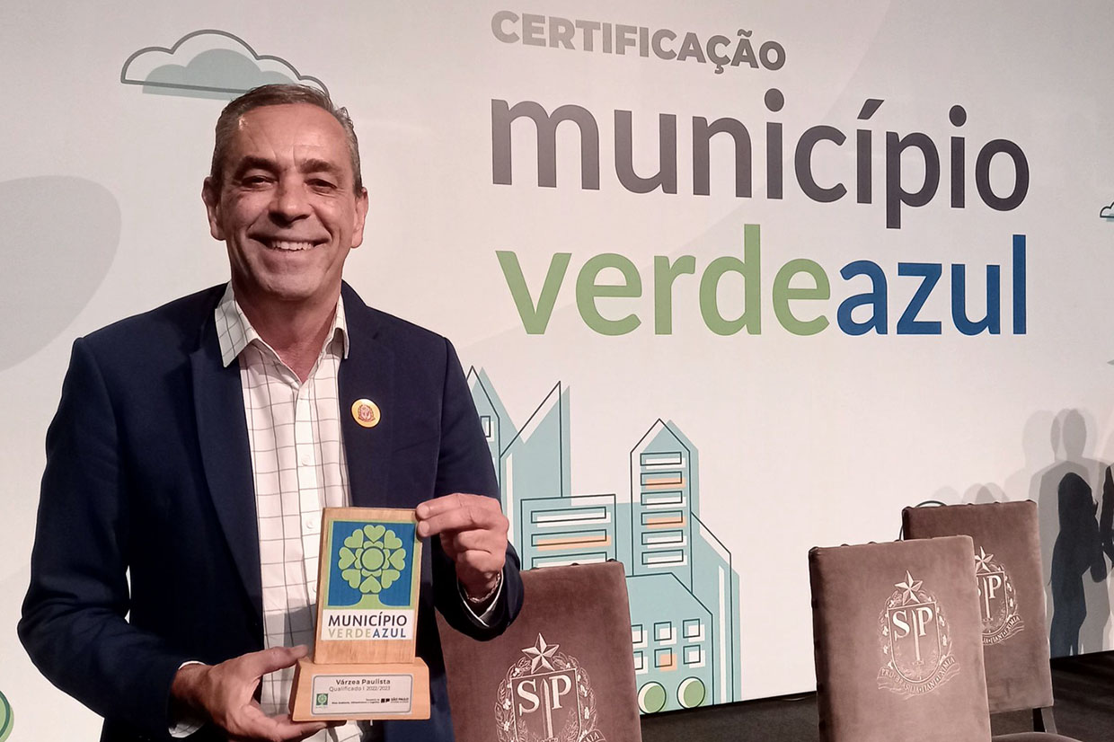 Várzea Paulista aumenta pontuação e consegue certificação no Município Verde Azul