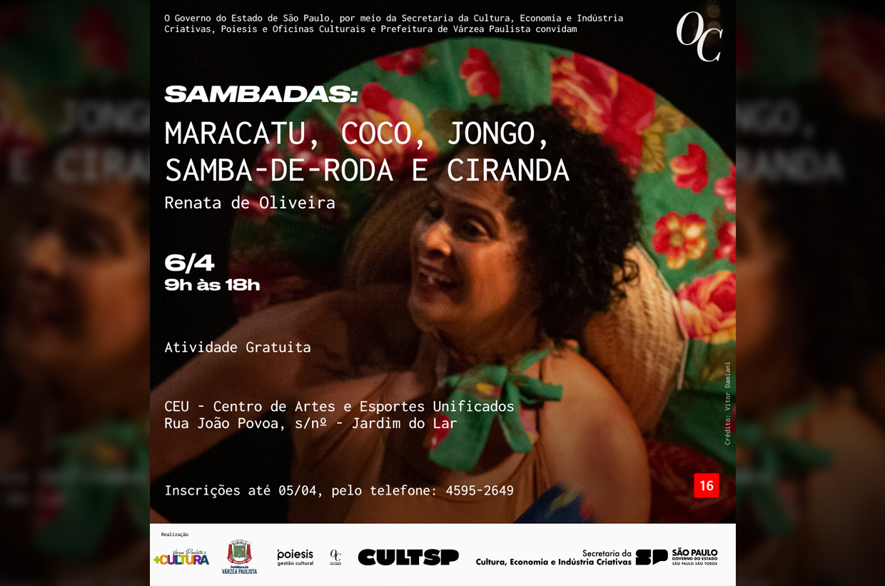Oficina de danças culturais promove manifestações da cultura Afrobrasileira em Várzea Paulista