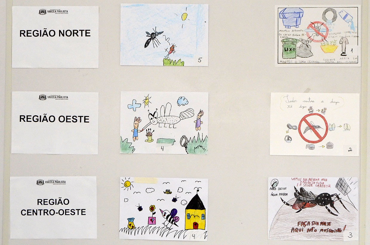 Confira os desenhos vencedores da Semana “D” de Combate à Dengue
