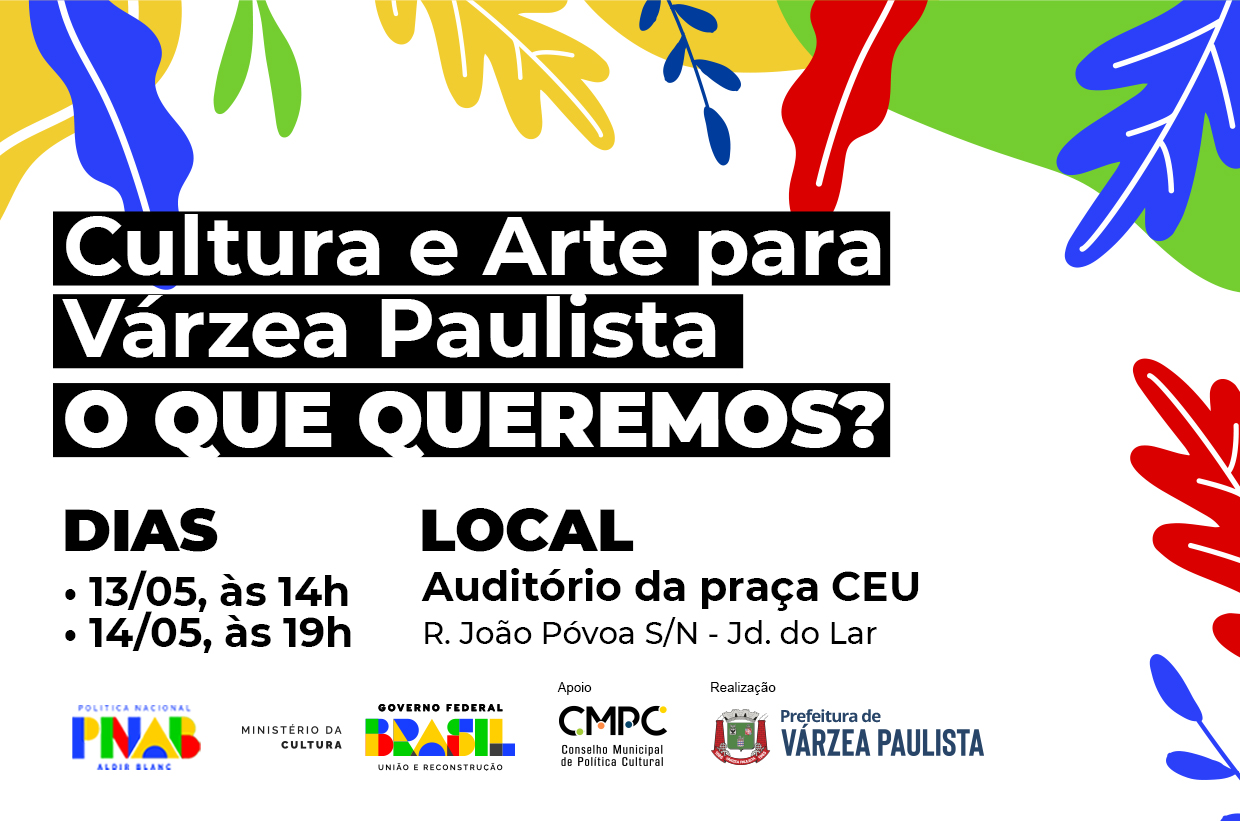 Consulta Pública: Cultura e Arte para Várzea Paulista
