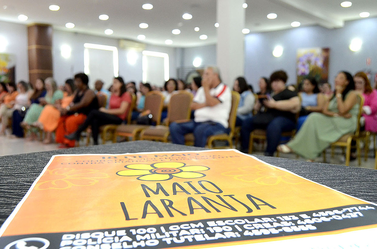 Maio Laranja: Prefeitura realiza formação sobre combate à violência sexual contra crianças e adolescentes