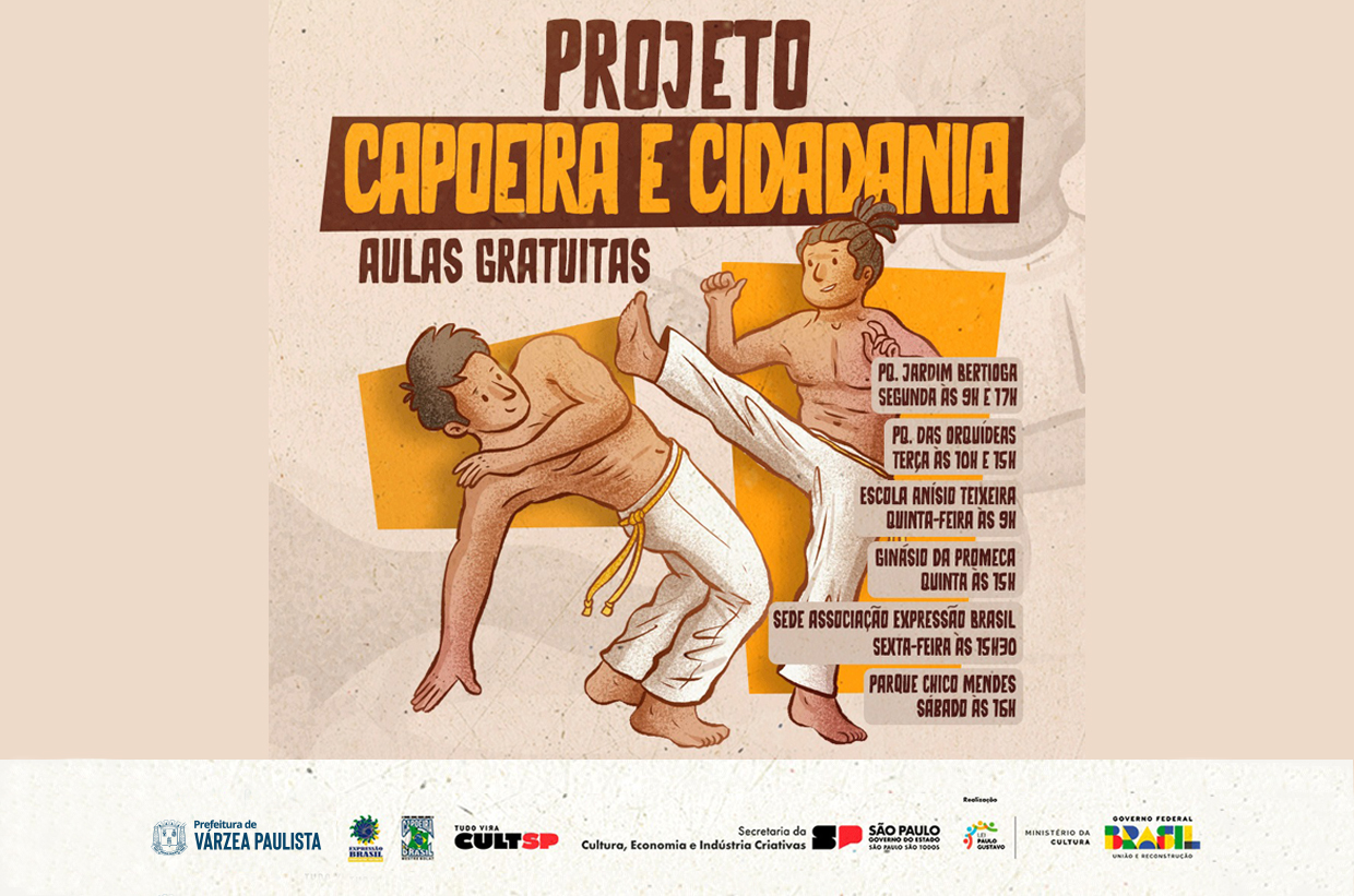 Várzea Paulista recebe o projeto “Capoeira e Cidadania”